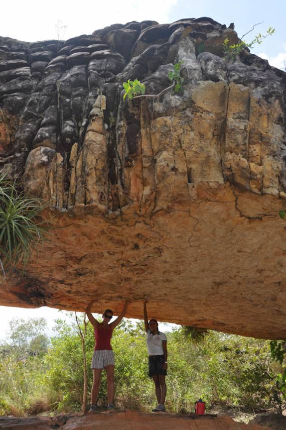 Formação rochosa no Parque Nacional de Sete Cidades - PI